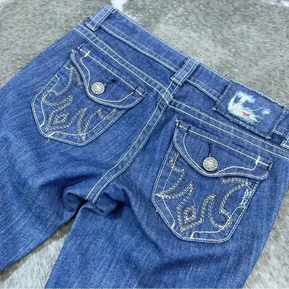 MEK Denim Chicago Low Rise Bootcut Jeans - Picture 6 of 13